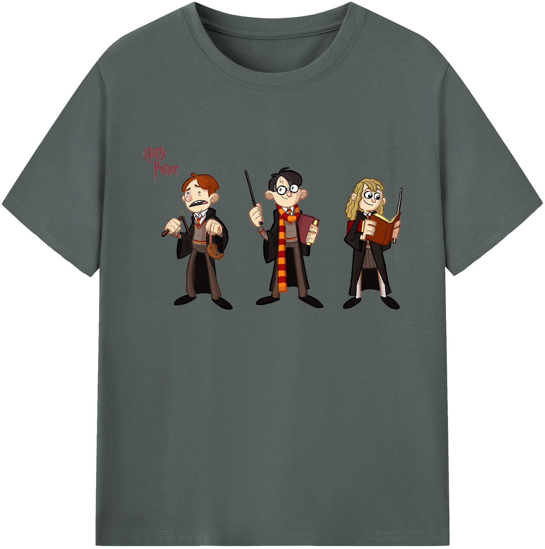 （画像用） Harry Potter ハリー・ポッターシリーズ 綿100％ メンズ半袖Tシャツ｜肌触りやわらか＆通気性